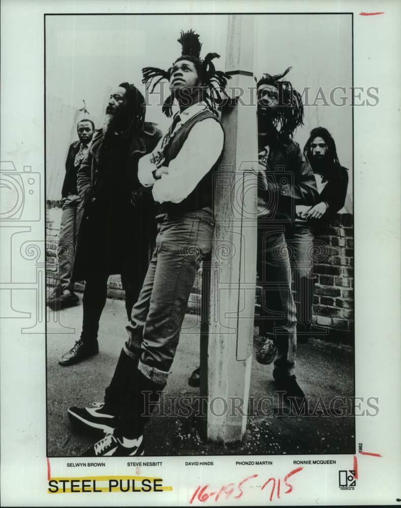 1982 Press Photo Steel Pulse will play at Texas Southern University campus- Historic Images