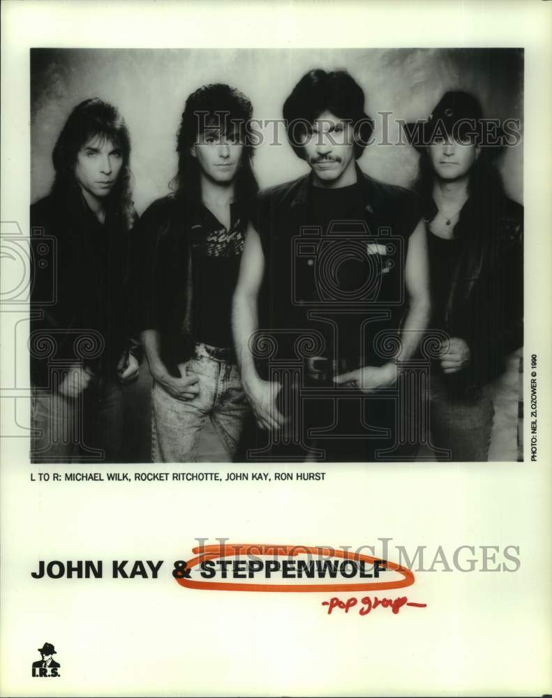 1990 Press Photo Pop group Steppenwolf - hcp10109- Historic Images