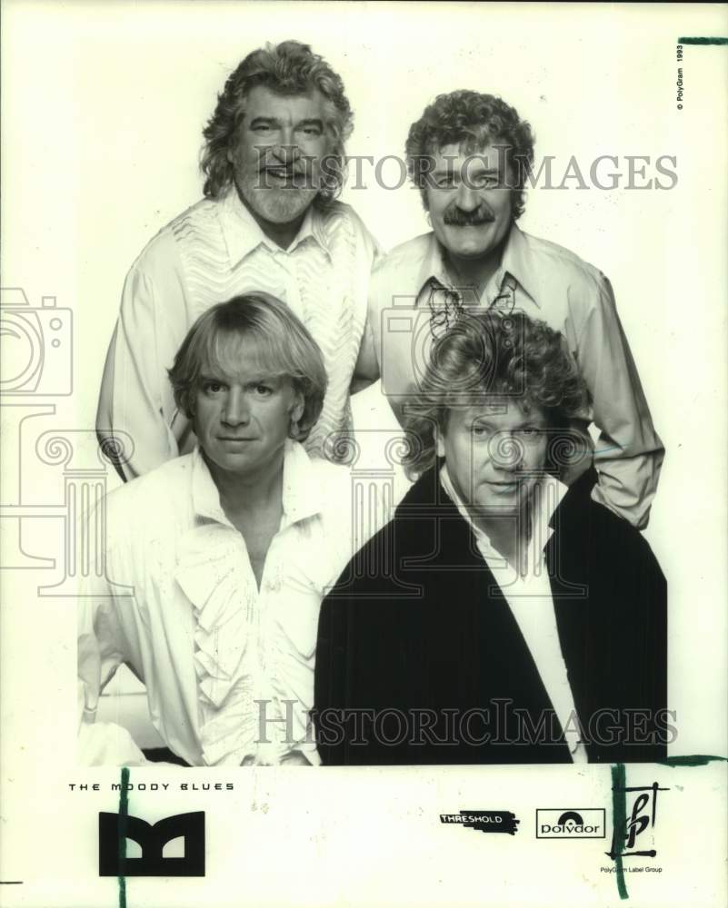 1994 Press Photo Members of the music group &quot;The Moody Blues&quot; - hcp10127- Historic Images
