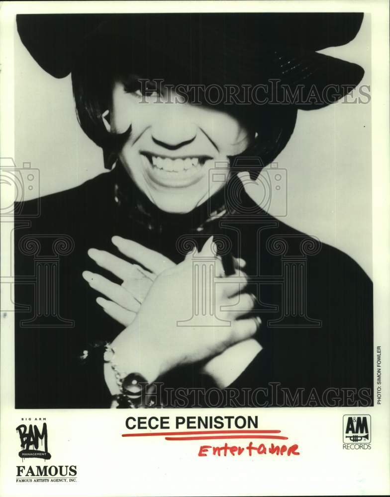 1992 Press Photo Entertainer Cece Peniston - hcp10147- Historic Images