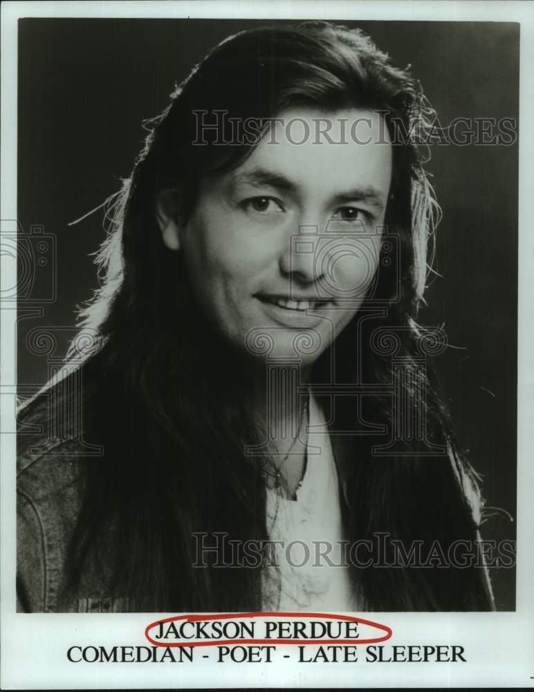 1991 Press Photo Comedian Jackson Perdue - hcp10149- Historic Images