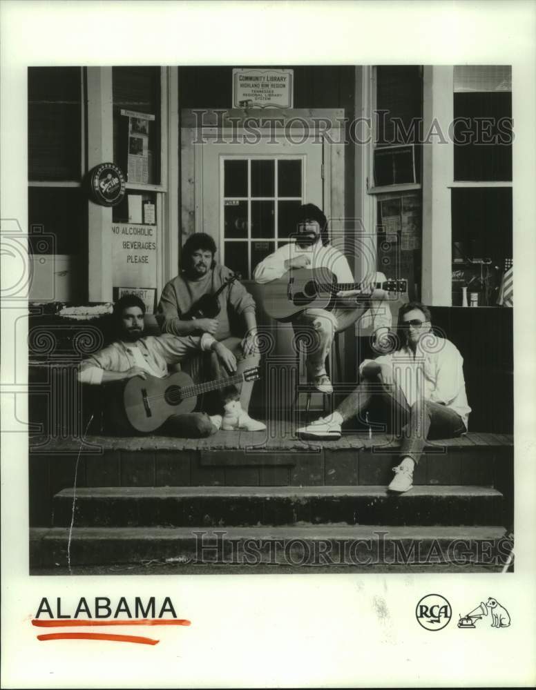 1990 Press Photo Pop group Alabama - hcp10155- Historic Images