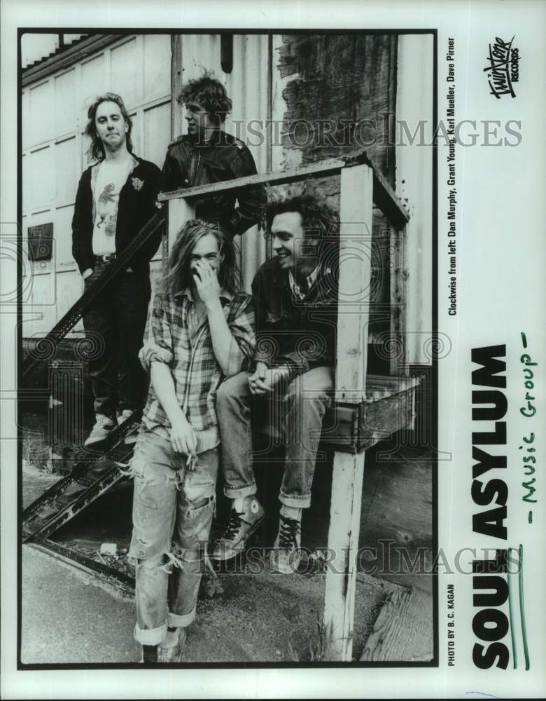 1986 Press Photo Members of the musical group "Soul Asylum" - hcp10170- Historic Images