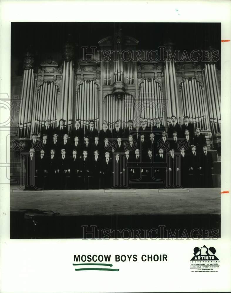 1997 Press Photo Members of the Moscow Boys Choir - hcp10173- Historic Images