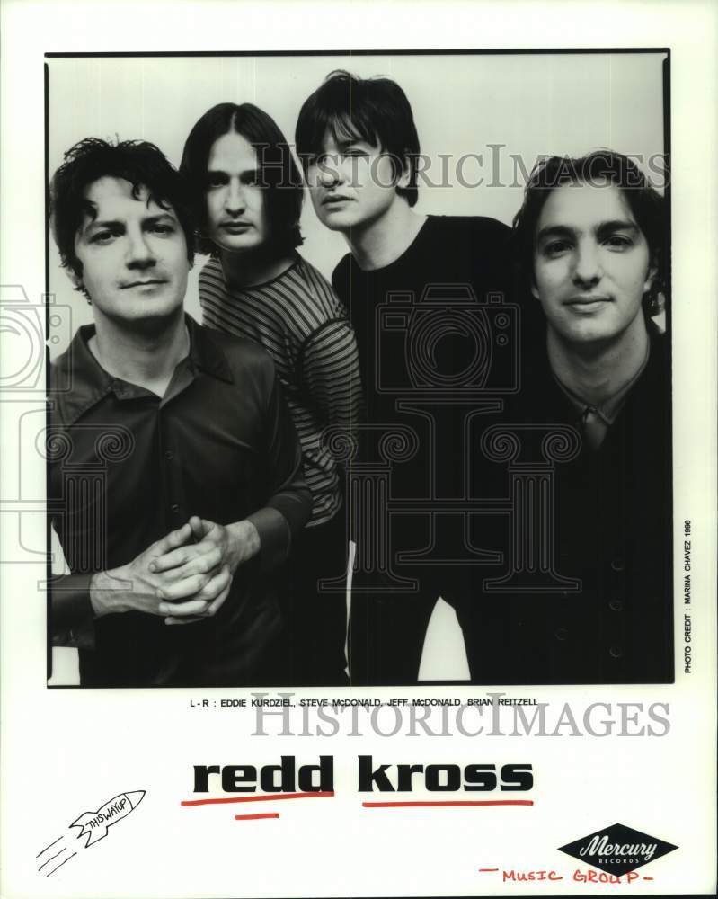 1996 Press Photo Members of the musical group &quot;Redd Kross&quot; - hcp10196- Historic Images