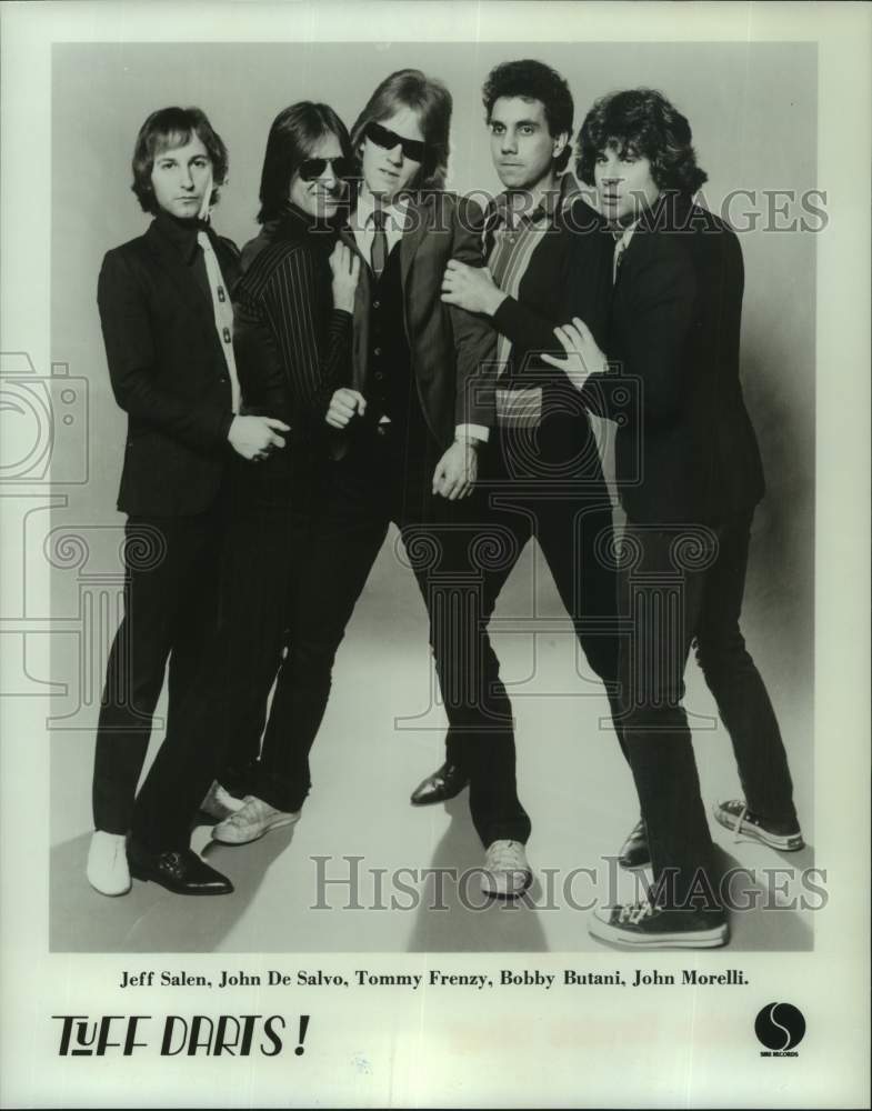 1981 Press Photo Pop Group &quot;Tuff Darts!&quot; - hcp10220- Historic Images