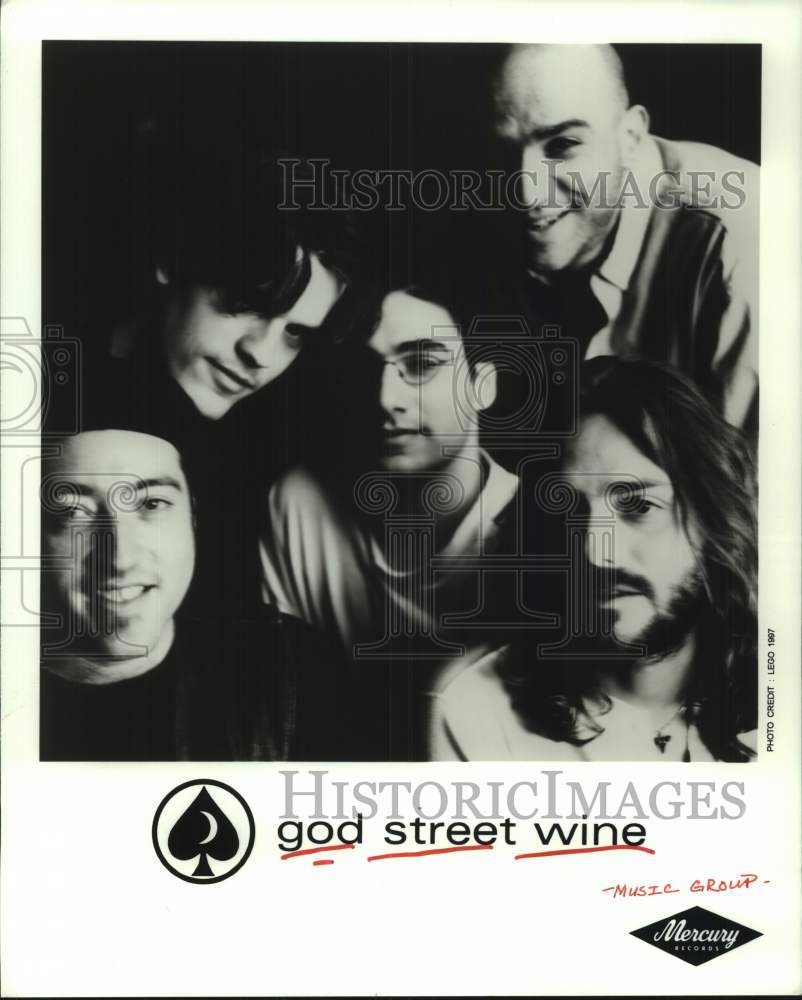 1997 Press Photo Members of the musical group "God Street Wine" - hcp10232- Historic Images