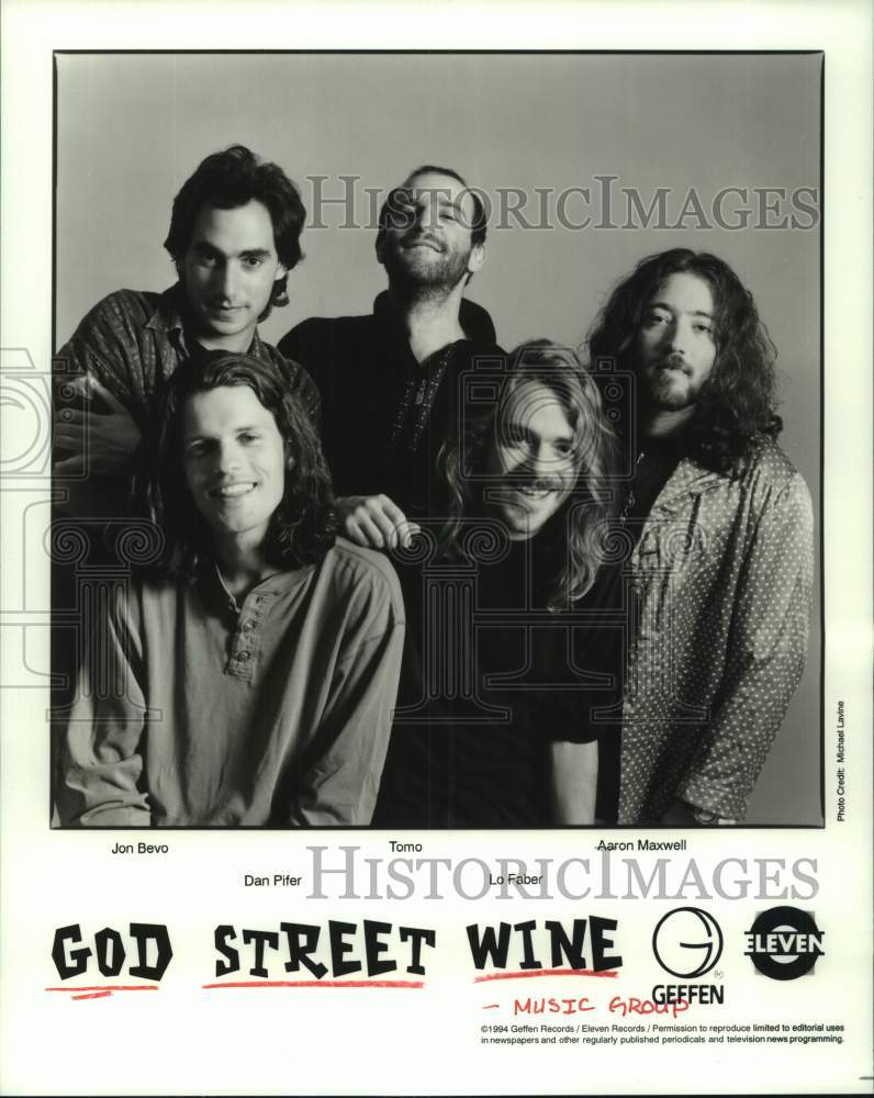 1994 Press Photo Members of the musical group &quot;God Street Wine&quot; - hcp10233- Historic Images