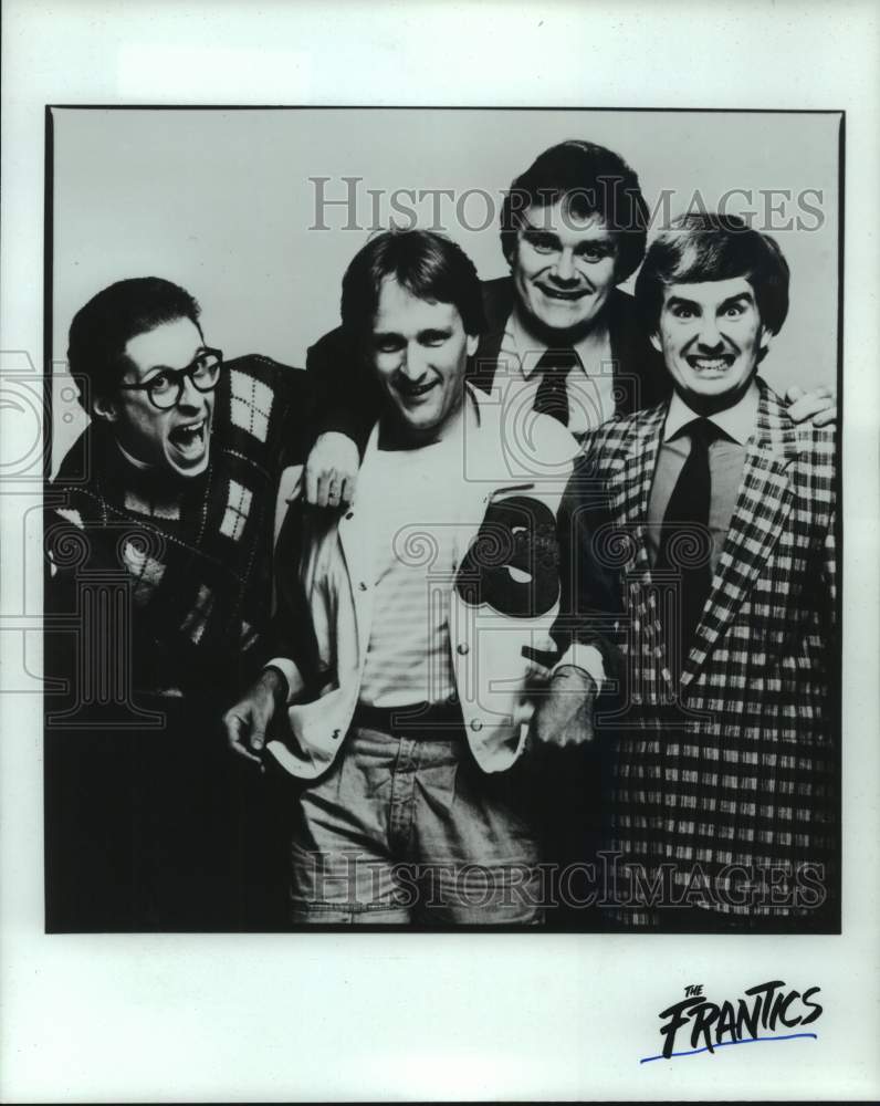 1986 Press Photo Entertainers &quot;The Frantics&quot; - hcp10241- Historic Images