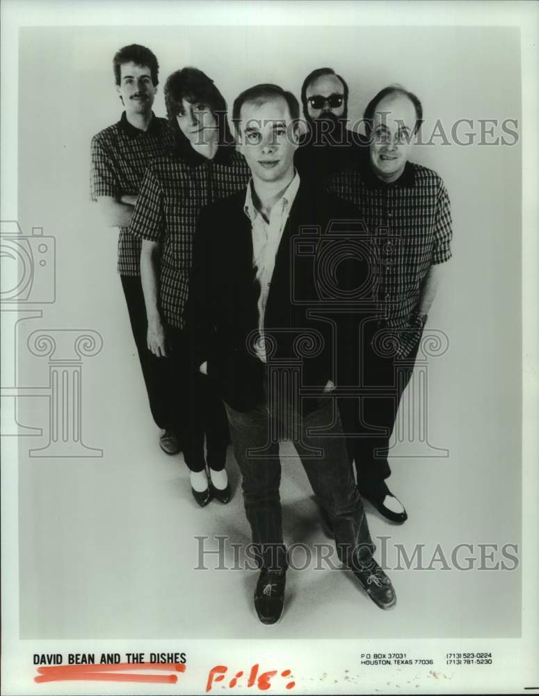 1984 Press Photo Music Group "David Bean and the Dishes" - hcp10260- Historic Images