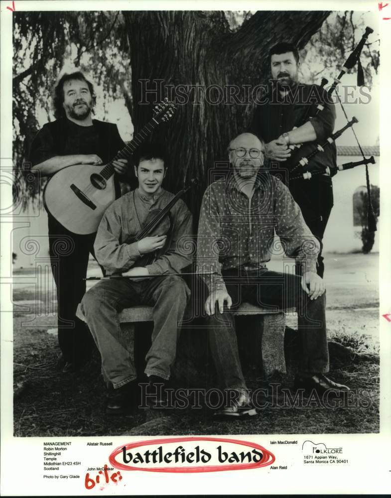 1995 Press Photo Scottish Folk Group &quot;The Battlefield Band&quot; - hcp10274- Historic Images