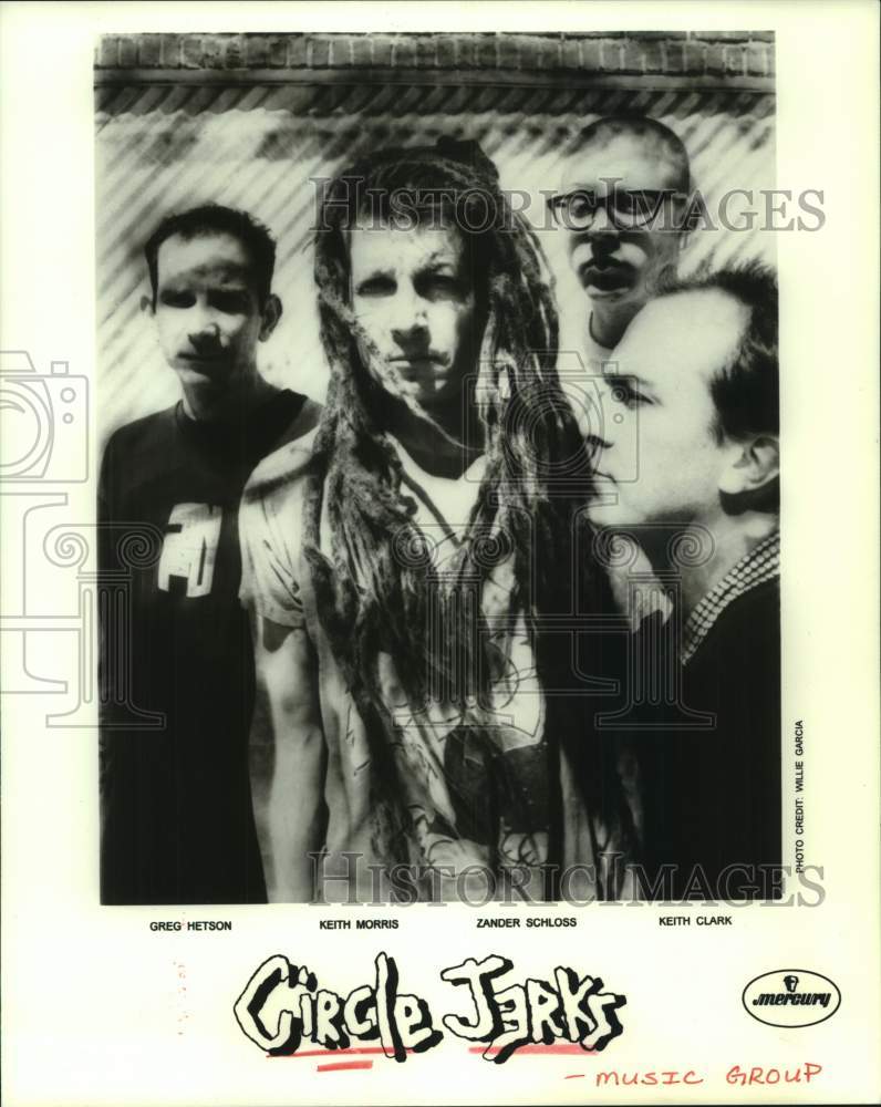 1995 Press Photo Music Group &quot;Circle Jerks&quot; - hcp10276- Historic Images