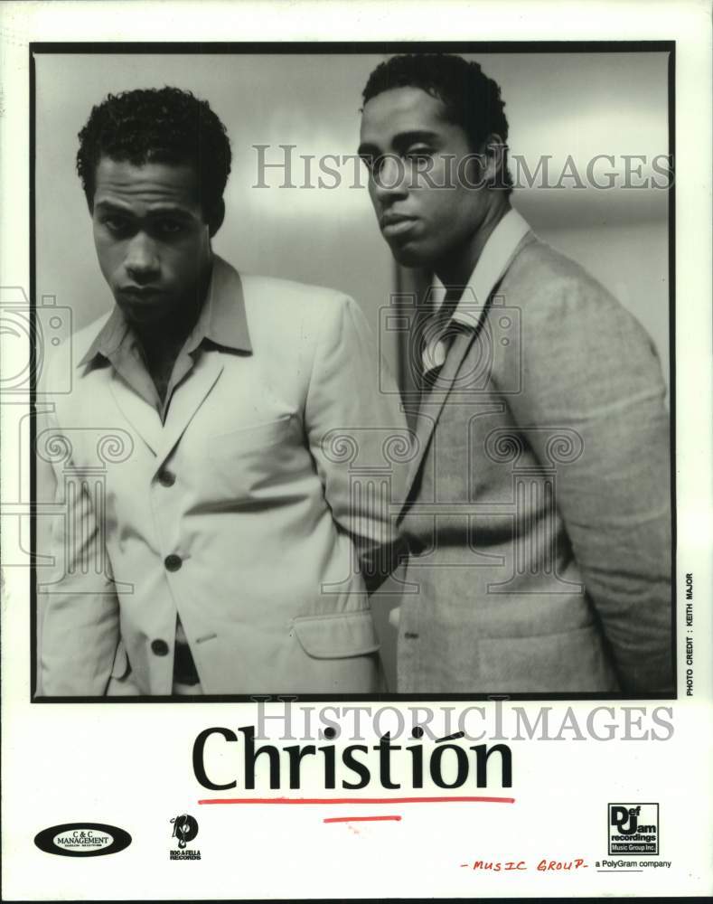 1997 Press Photo Music Group &quot;Christion&quot; - hcp10283- Historic Images