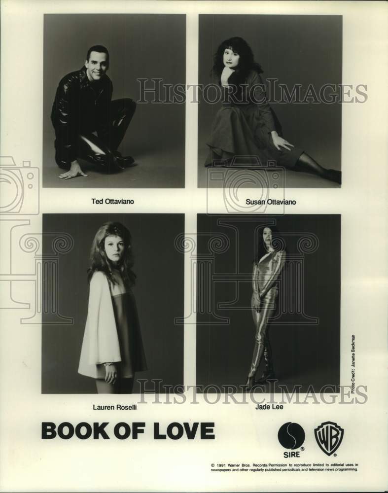 1991 Press Photo Members of the music group &quot;Book of Love&quot; - hcp10285- Historic Images