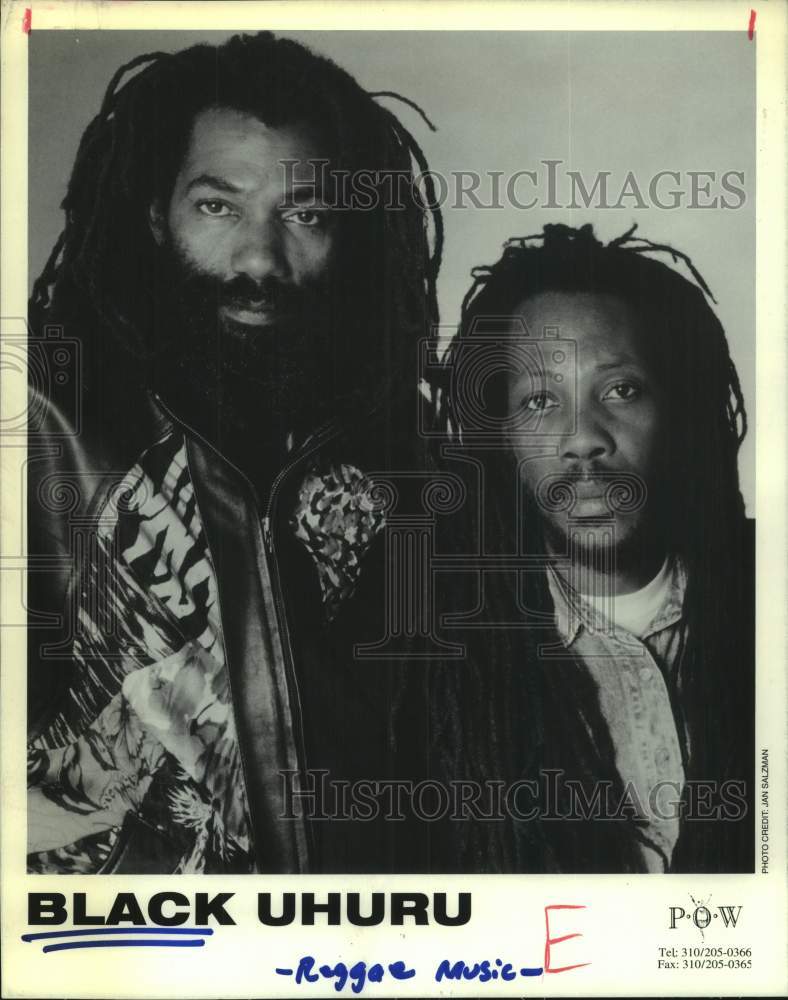 1995 Press Photo Reggae music group Black Uhuru - hcp10293- Historic Images