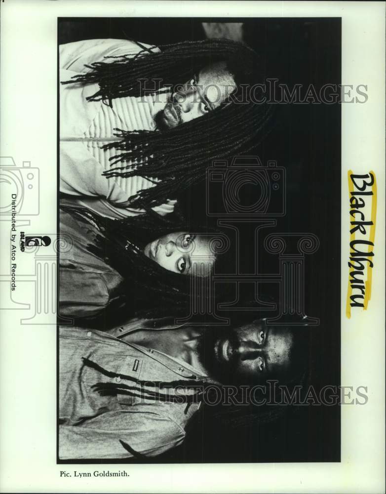 1982 Press Photo Pop music group Black Uhuru - hcp10294- Historic Images