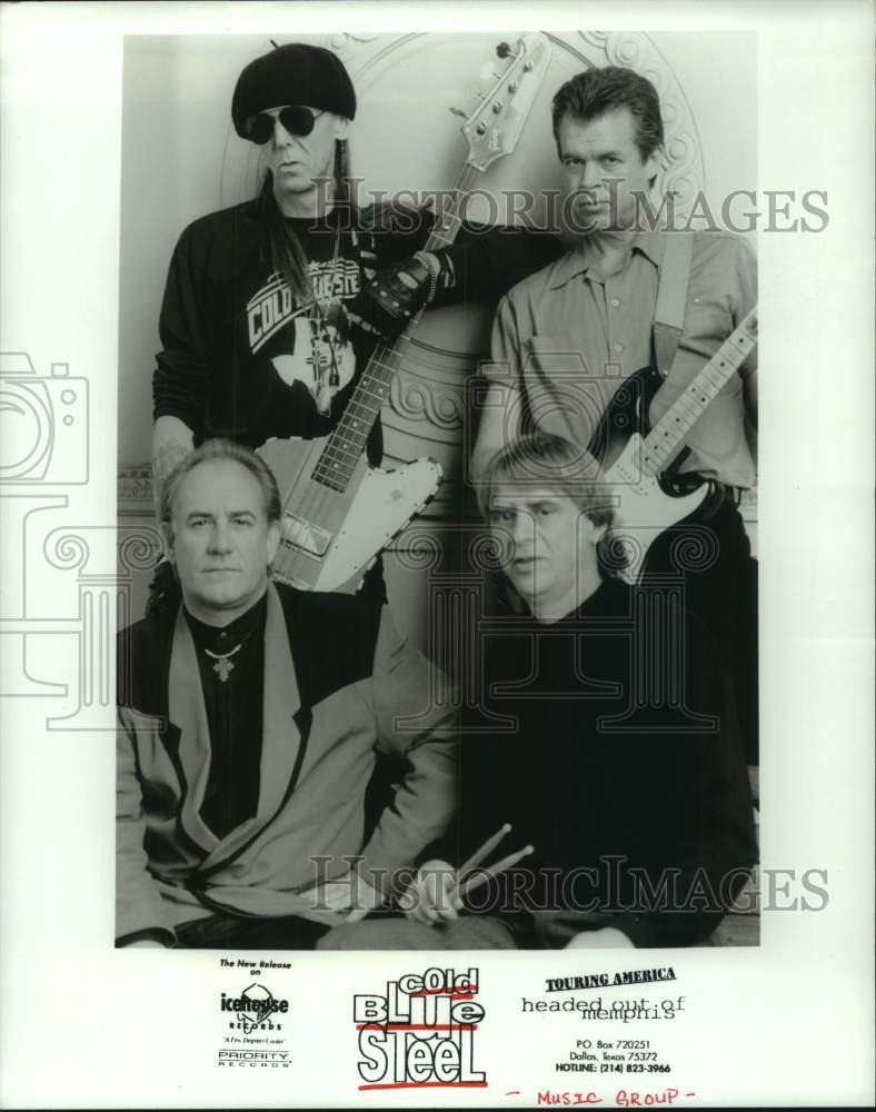 1997 Press Photo Music Group &quot;Cold Blue Steel&quot; - hcp10320- Historic Images