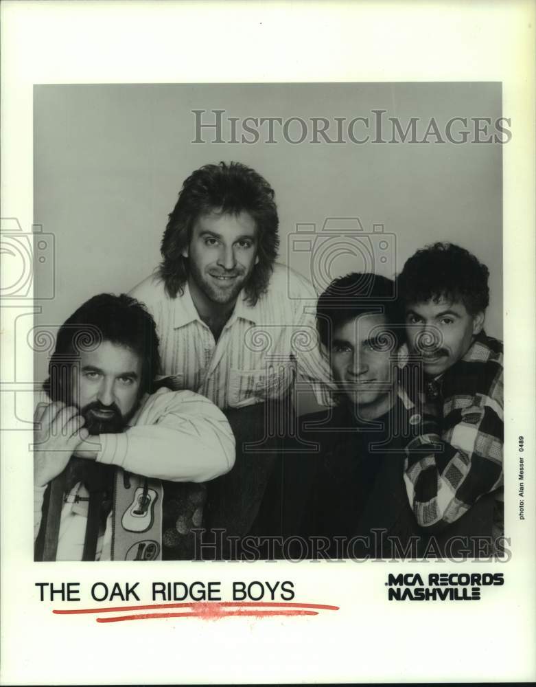 1989 Press Photo The Oak Ridge Boys, country music group - hcp10375- Historic Images