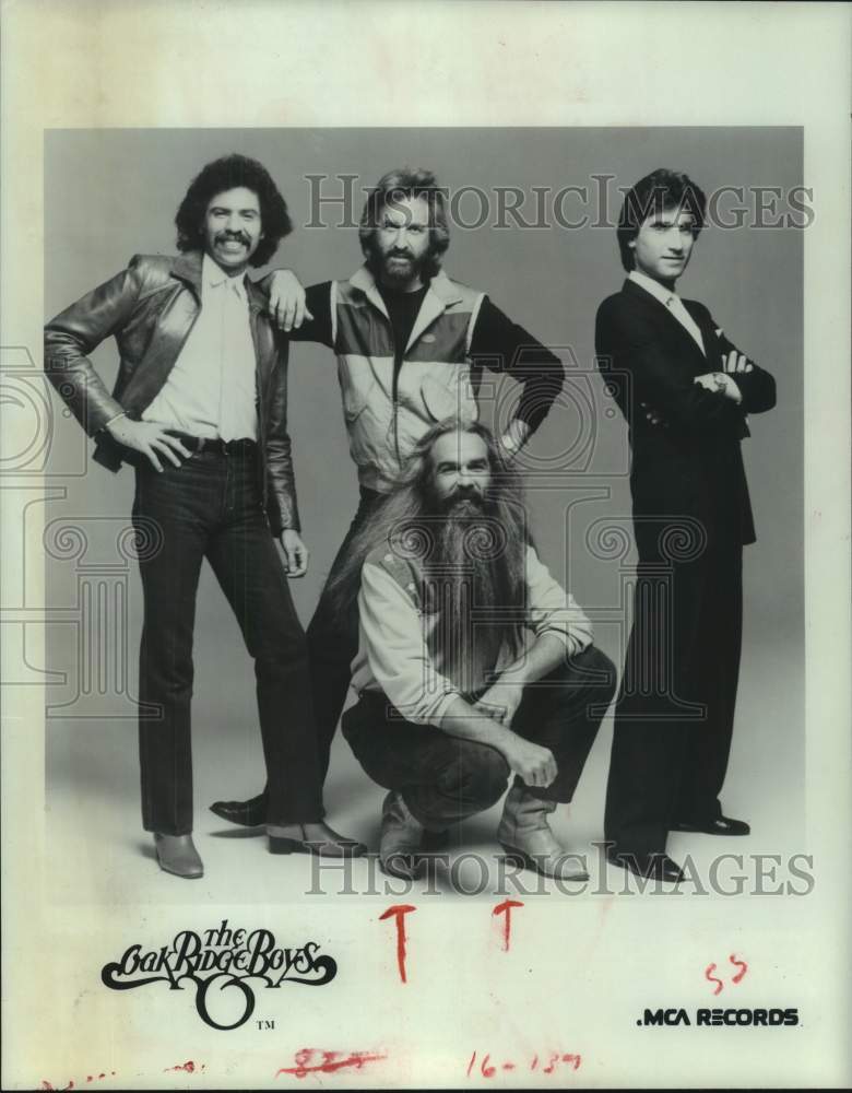 1983 Press Photo Country music group The Oak Ridge Boys - hcp10379- Historic Images