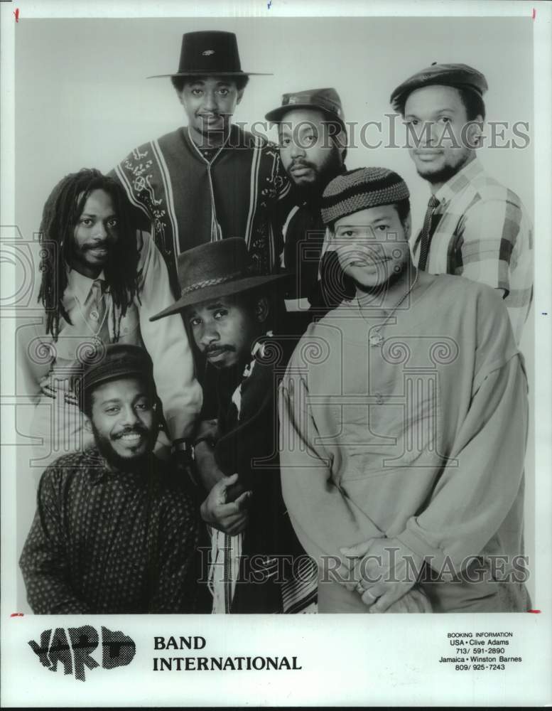 1987 Press Photo Yard Band International - reggae music group - hcp10407- Historic Images