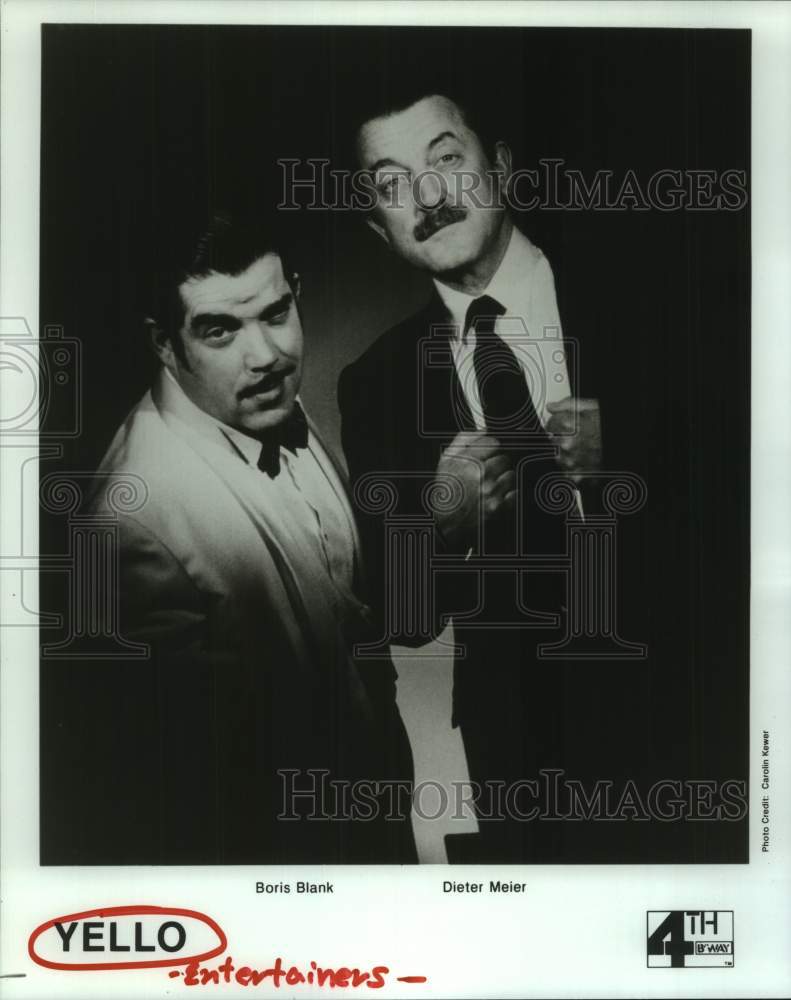 1994 Press Photo Entertainment duo "Yello" - Boris Blank and Dieter Meier- Historic Images