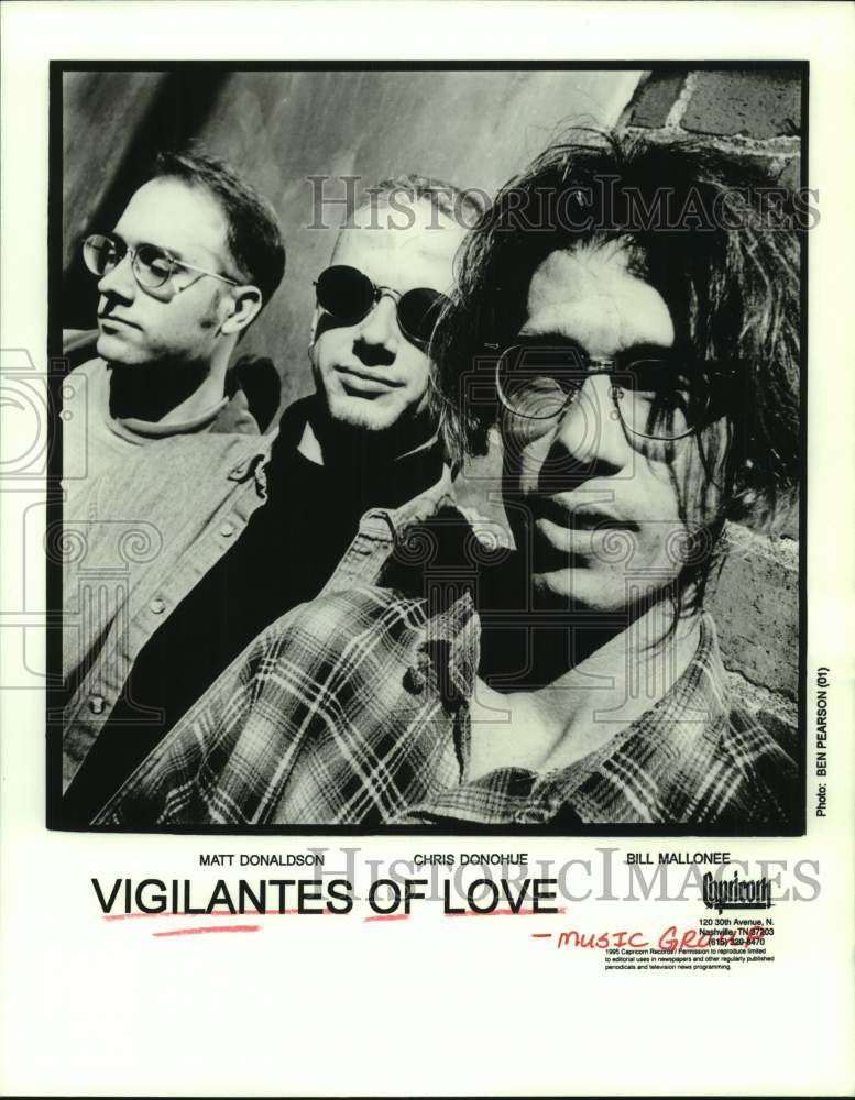 1995 Press Photo Musical group &quot;Vigilantes of Love&quot; - hcp10416- Historic Images