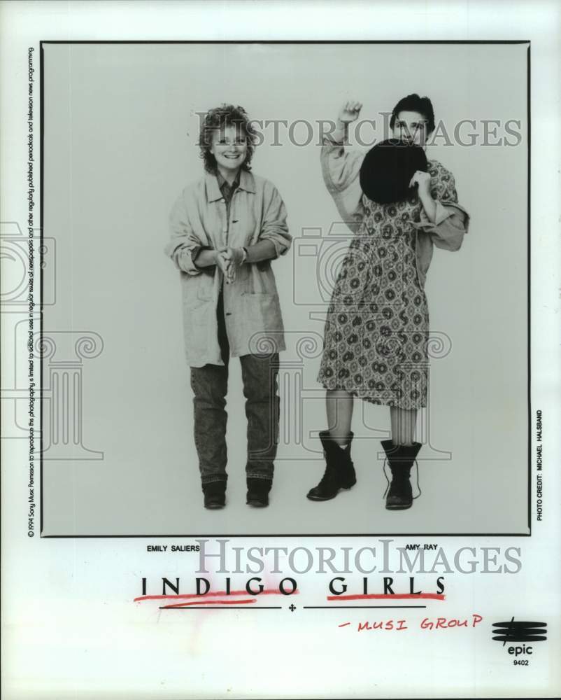 1994 Press Photo Music Group, Indigo Girls - hcp10428- Historic Images