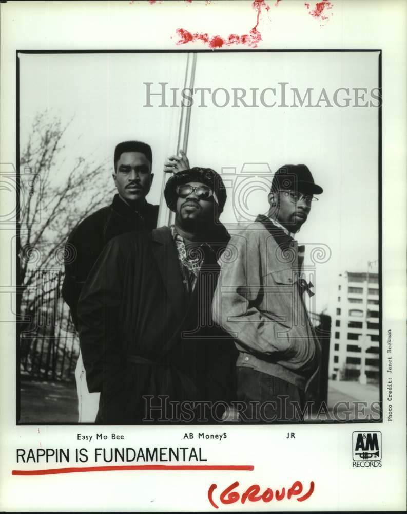 1991 Press Photo Rap music group &quot;Rappin is Fundamental&quot; - hcp10441- Historic Images