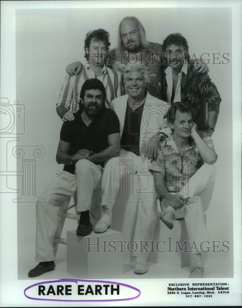 1989 Press Photo Rock Group &quot;Rare Earth&quot;. - hcp10443- Historic Images