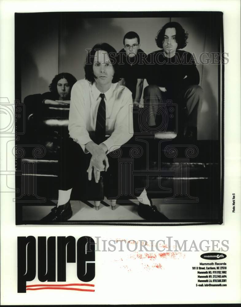 1998 Press Photo Music group &quot;Pure&quot; - hcp10477- Historic Images