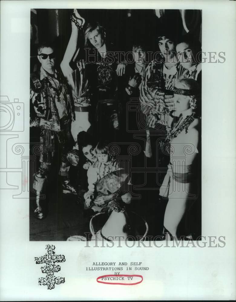 1988 Press Photo Rock group &quot;Psychick TV&quot; - hcp10480- Historic Images