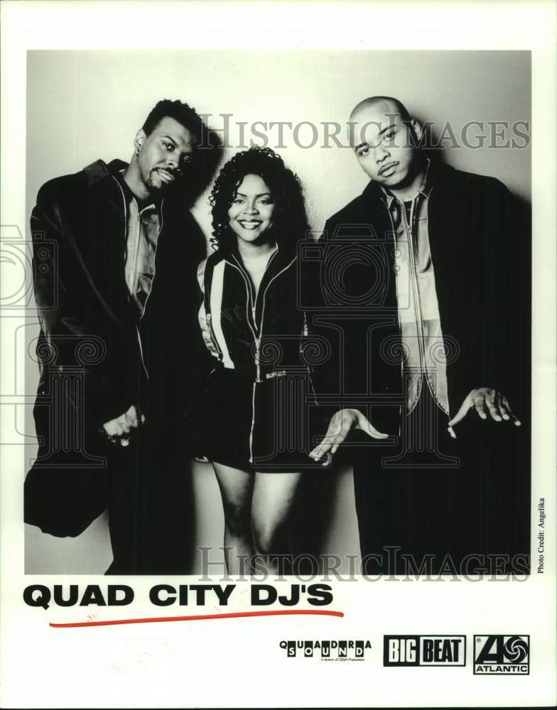 1996 Press Photo Quad City DJ&#39;s Music Group - hcp10483- Historic Images