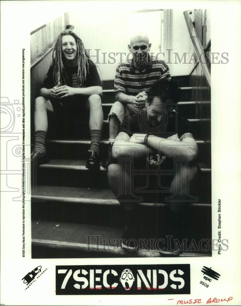 1995 Press Photo The 7 Seconds Music Group - hcp10493- Historic Images