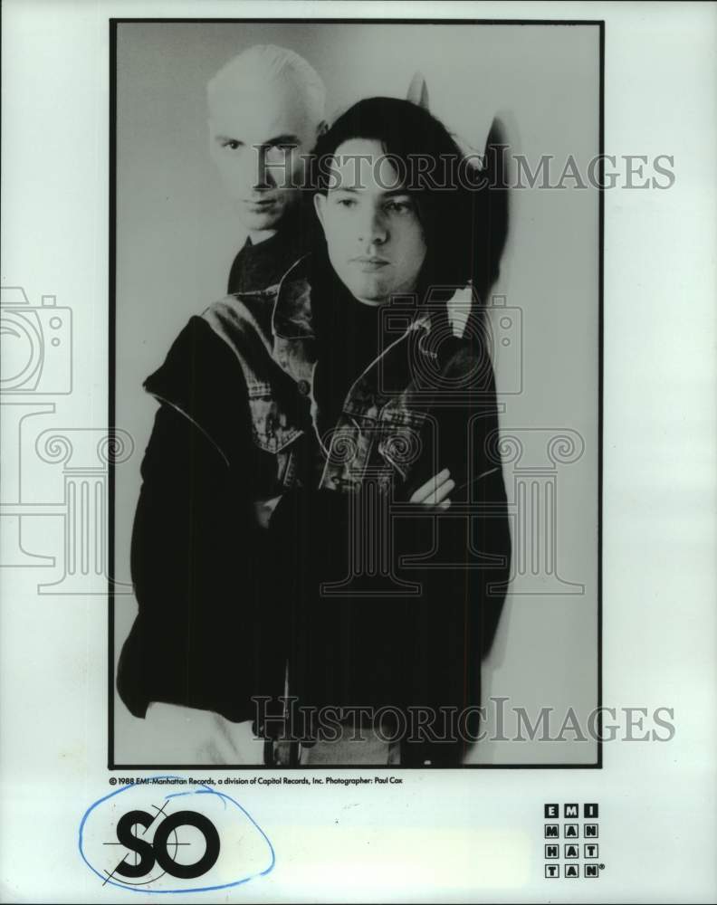 1988 Press Photo So - English music duo - hcp10516- Historic Images