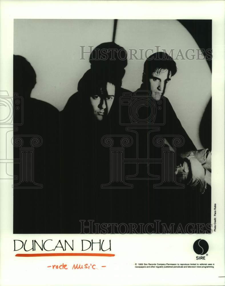 1989 Press Photo Duncan Dhu - Spanish music group - hcp10530- Historic Images