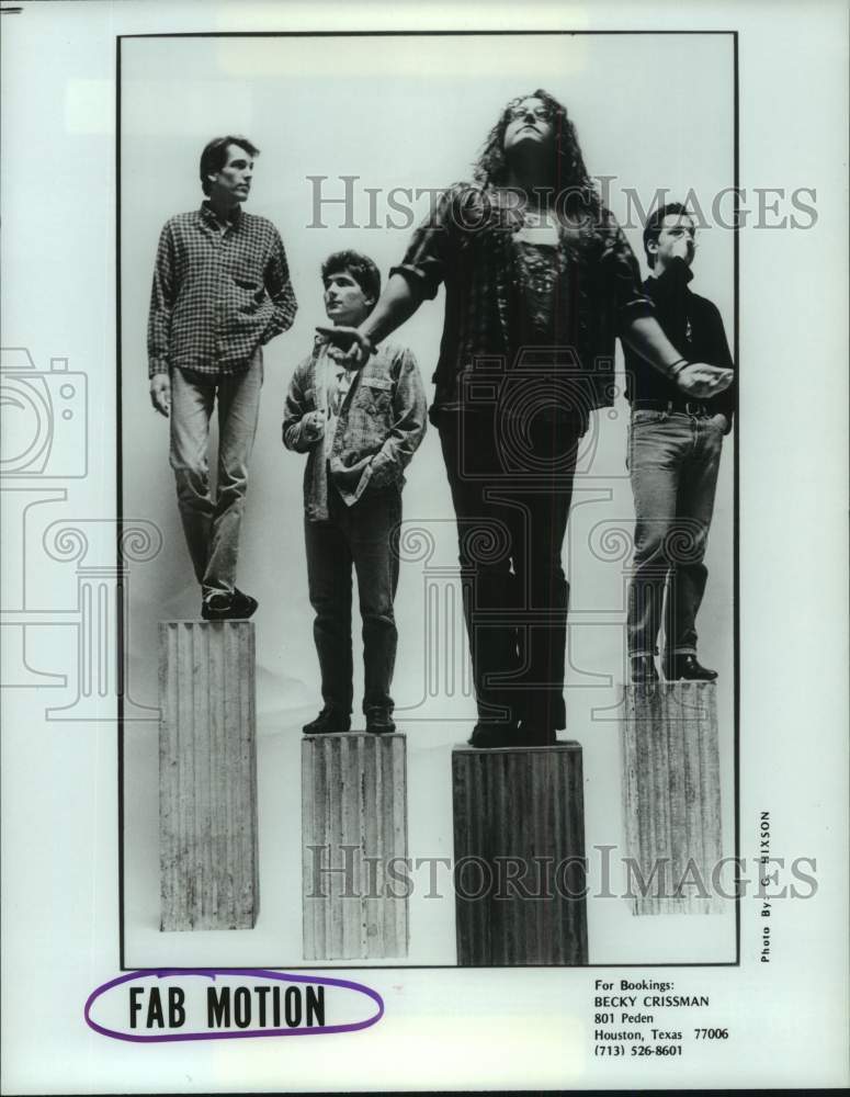 1988 Press Photo Members of the music group Fab Motion - hcp10538- Historic Images