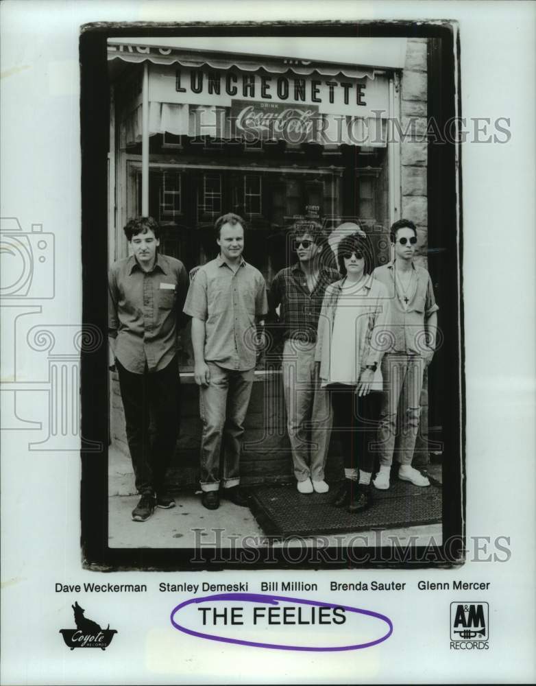 1988 Press Photo Members of rock group &quot;The Feelies&quot;. - hcp10545- Historic Images