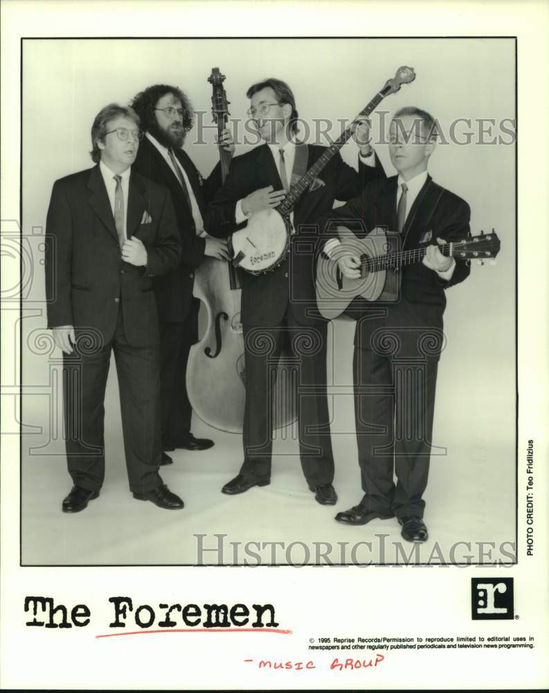 1995 Press Photo Music Group &quot;The Foremen&quot;. - hcp10546- Historic Images