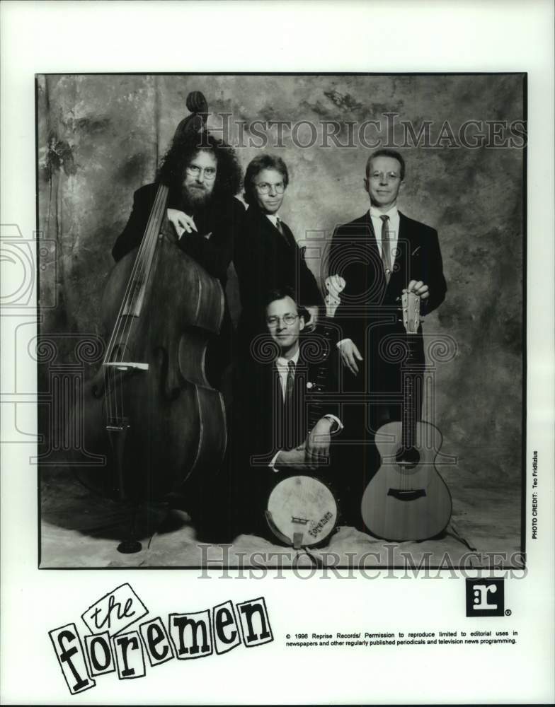 1996 Press Photo Music Group &quot;The Foremen&quot;. - hcp10547- Historic Images