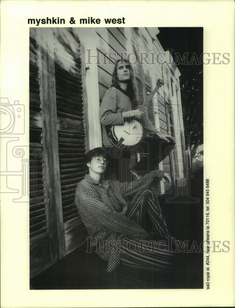 1997 Press Photo Myshkin &amp; Mike West - music group - hcp10564- Historic Images