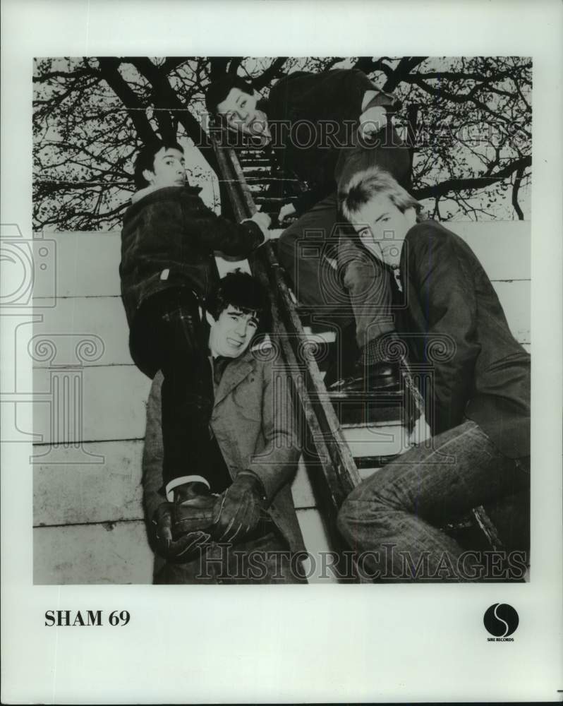 1981 Press Photo Sham 69 Pop Music Group - hcp10569- Historic Images