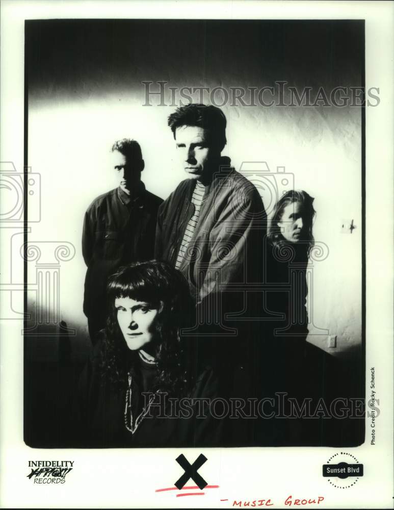 1995 Press Photo Music Group &quot;X&quot;. - hcp10596- Historic Images