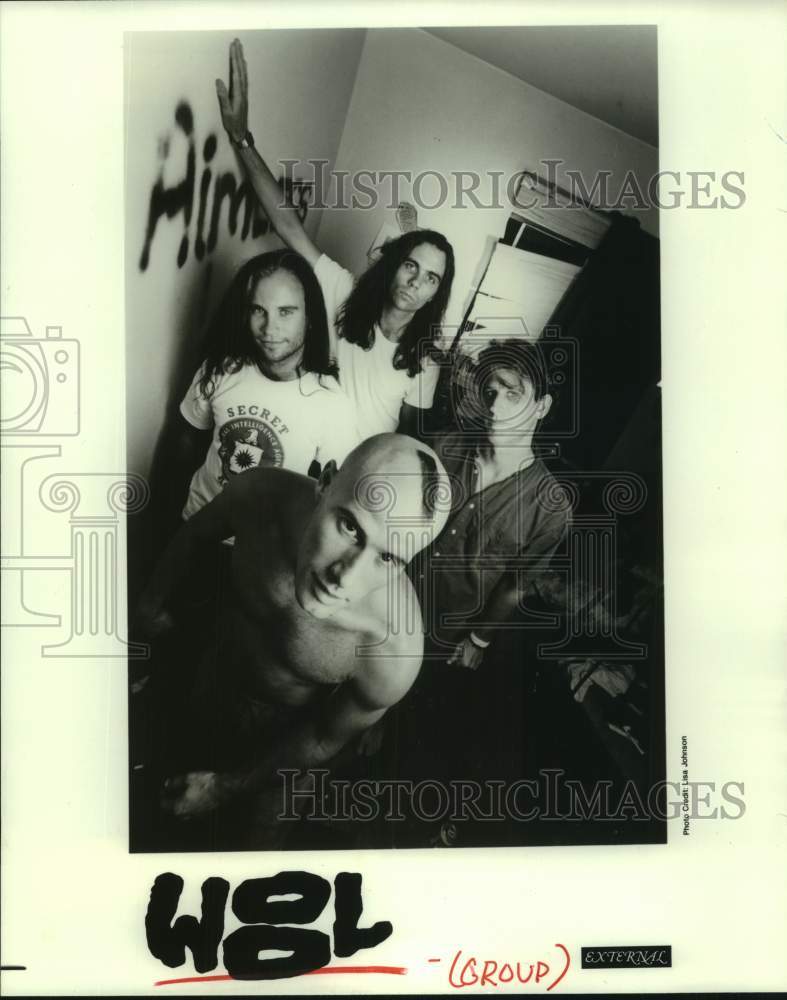 1993 Press Photo Members of rock band Wool - hcp10609- Historic Images