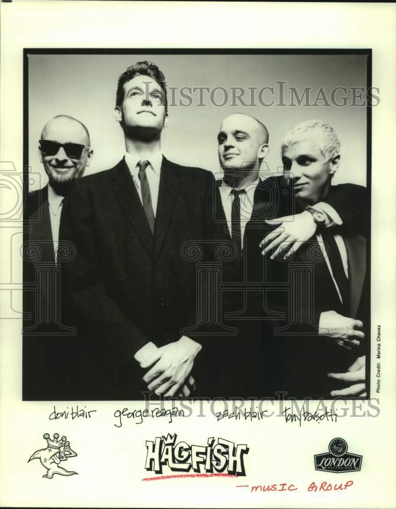 1995 Press Photo Music group Hagfish - hcp10668- Historic Images