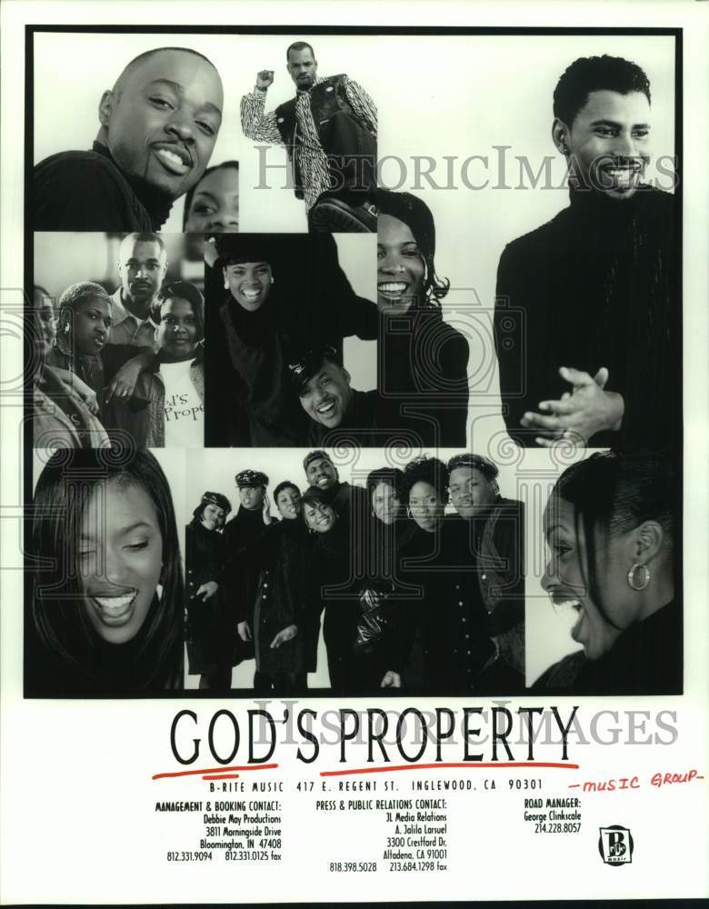 1997 Press Photo God&#39;s Property music group - hcp10677- Historic Images