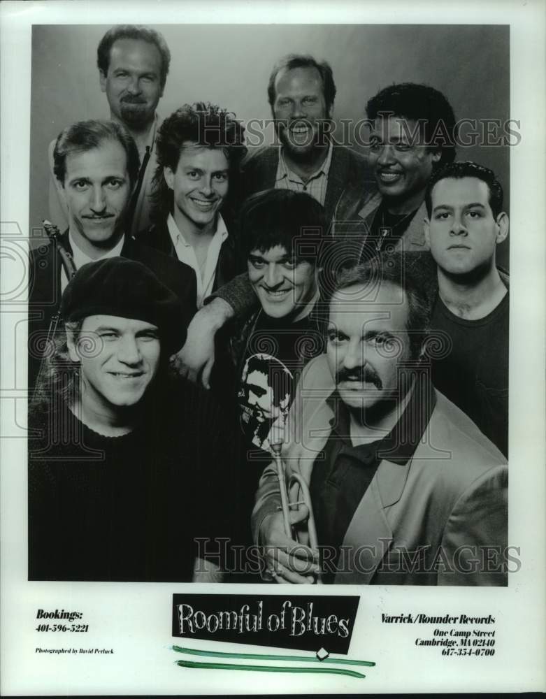 1988 Press Photo Members of the rock and blues band Roomful of Blues- Historic Images