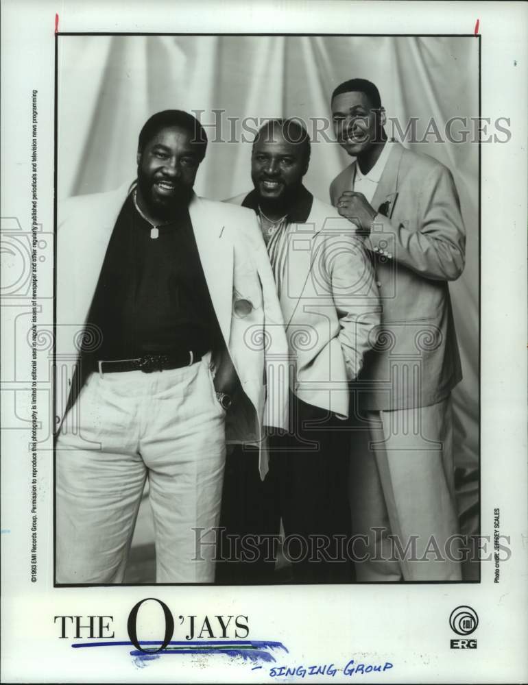 1993 Press Photo Singing music group The O&#39;Jays. - hcp10716- Historic Images