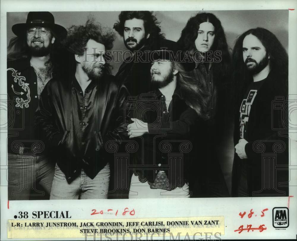 1982 Press Photo Members of the pop music group .38 Special - hcp10731- Historic Images