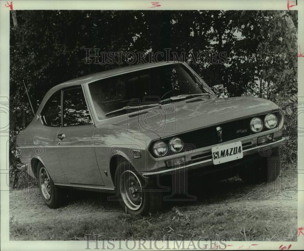 1972 Press Photo Mazda's RX-2 with Wankel rotary engine - Import Car of the Year
