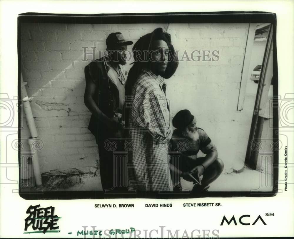 1994 Press Photo Members of music group &quot;Steel Pulse&quot;. - hcp10753- Historic Images